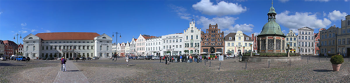Panorama-Motiv: Wismar Marktplatz - Motivnummer: pk-hwi-01